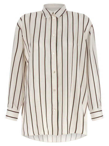 Gucci White Silk Blouse