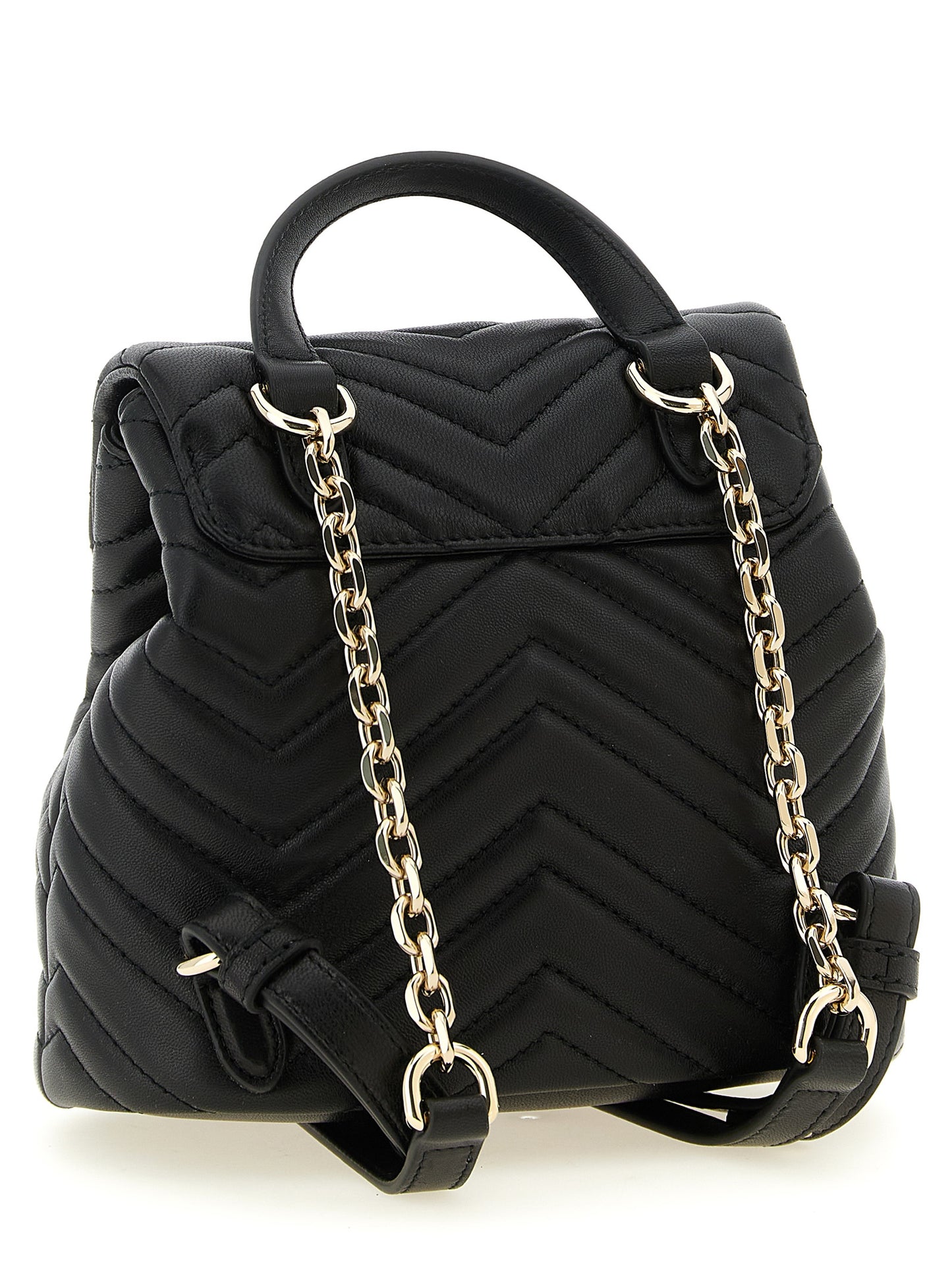 Gucci GG Marmont Mini Backpack - Black Lamb Leather