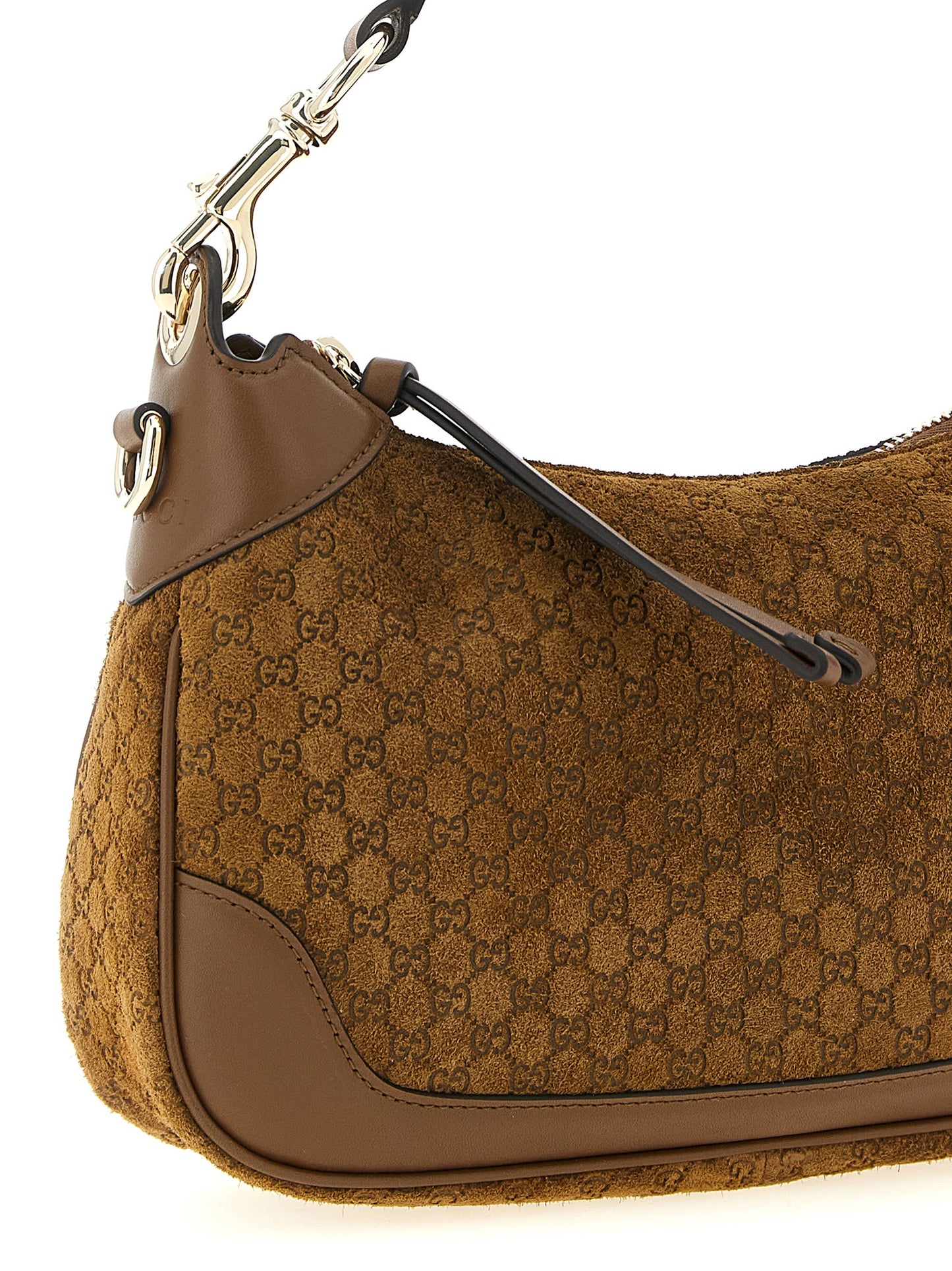Gucci Brown Calfskin Shoulder Bag - Small ‘Gucci B’