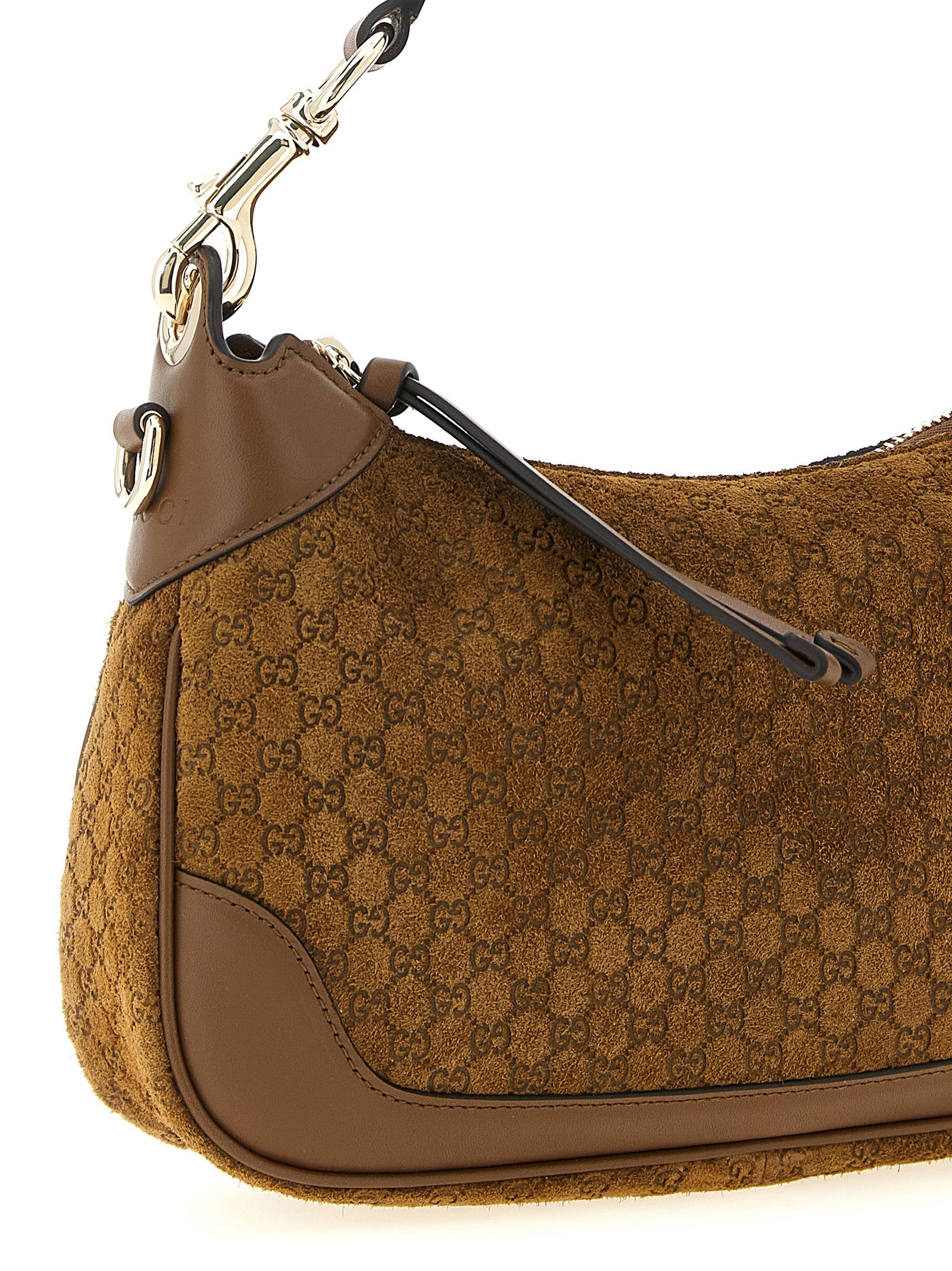 Gucci Brown Calfskin Shoulder Bag - Small ‘Gucci B’