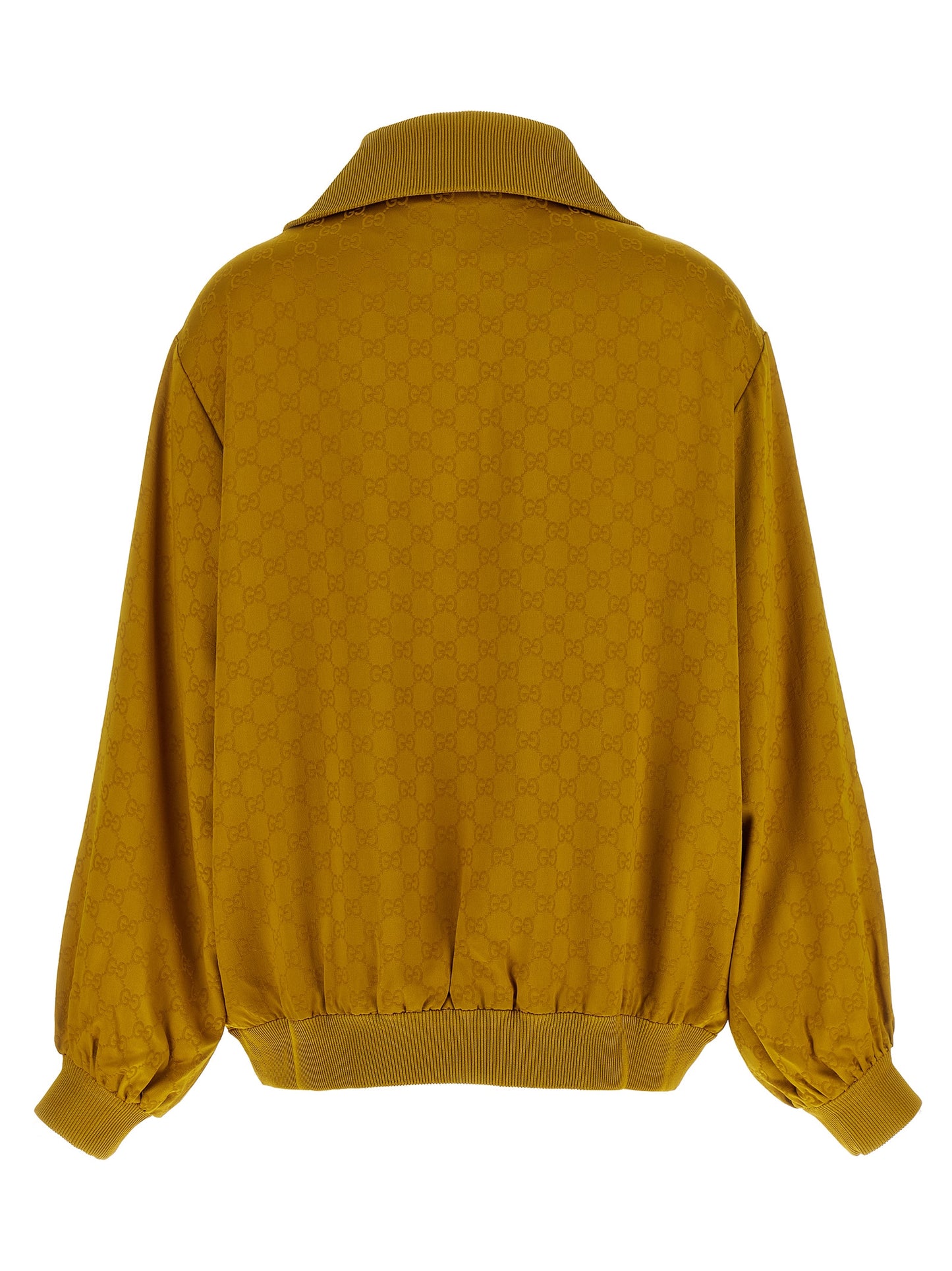 Gucci Bicolor Viscose Cardigan in Yellow