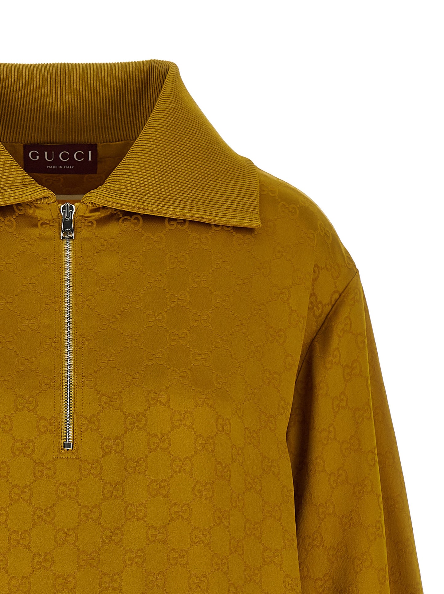 Gucci Bicolor Viscose Cardigan in Yellow