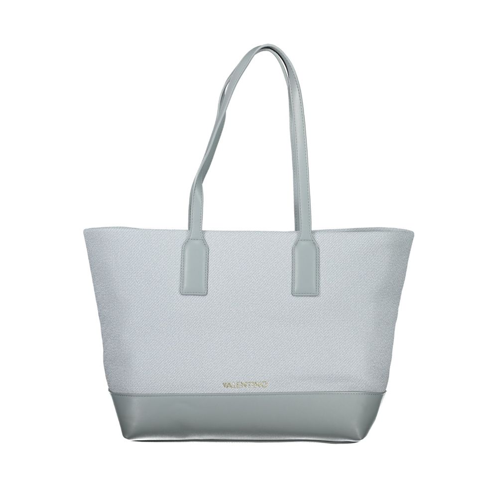 Mario Valentino Blue Polyurethane Women's Shoulder Bag