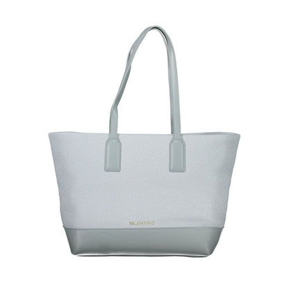 Mario Valentino Blue Polyurethane Women's Shoulder Bag