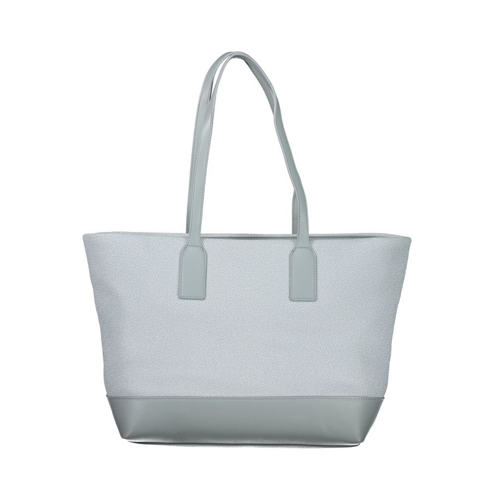 Mario Valentino Blue Polyurethane Women's Shoulder Bag