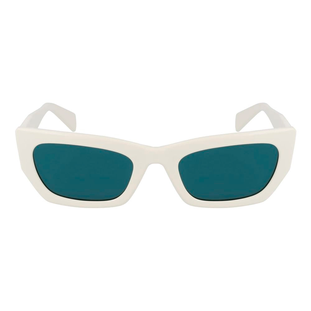 Liu Jo Women’s Sunglasses – White Injected Frame, Teal Lenses
