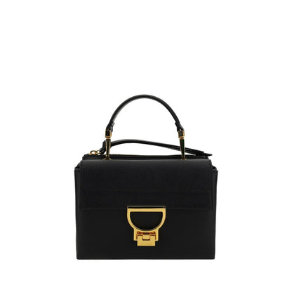 Coccinelle Black Calf Leather Arlettis Shoulder Bag