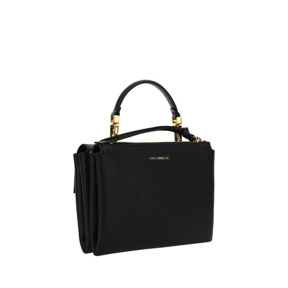 Coccinelle Black Calf Leather Arlettis Shoulder Bag