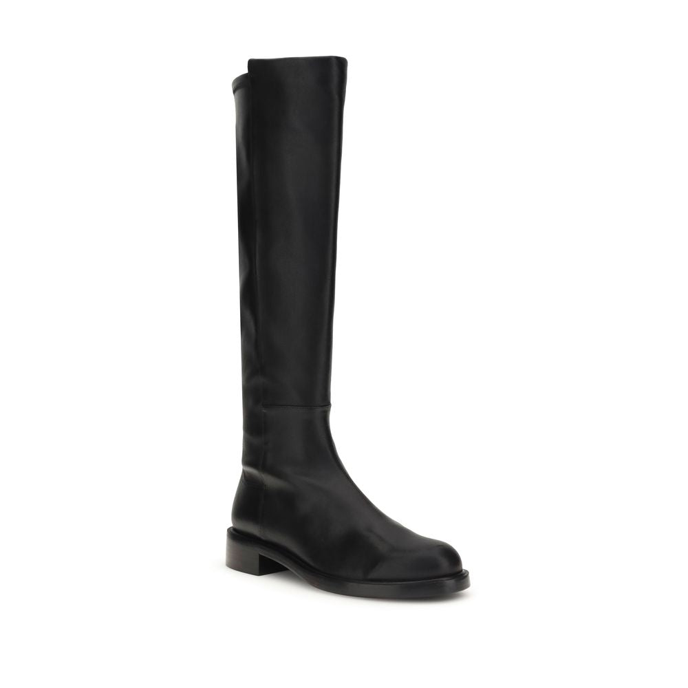 Stuart Weitzman Brown Calf Leather Bos Taurus Over The Knee Boots