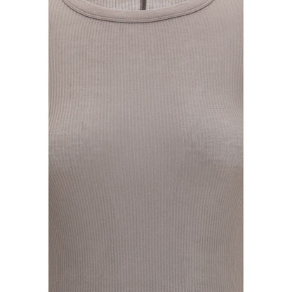 Rick Owens Gray Viscose Long Sleeve T-Shirt IT42 | L, IT44 | L