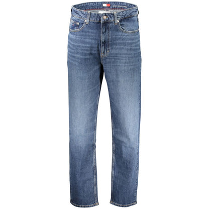 Tommy Hilfiger Blue Cotton Men's Jean Refined with Tapered Silhouette