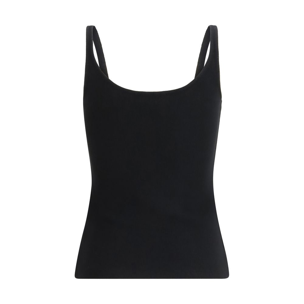 Off-White Black Cotton Sleeveless T-Shirt - IT40 | M