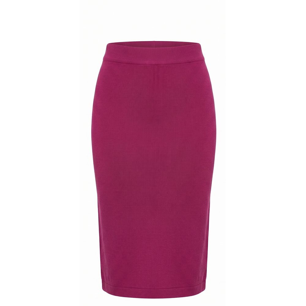 Malo Purple Cotton Women Skirt IT40|S, IT42|M