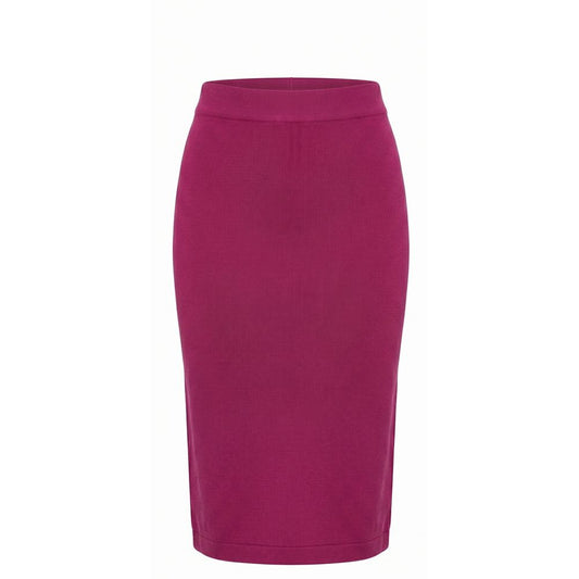 Malo Purple Cotton Women Skirt IT40|S, IT42|M
