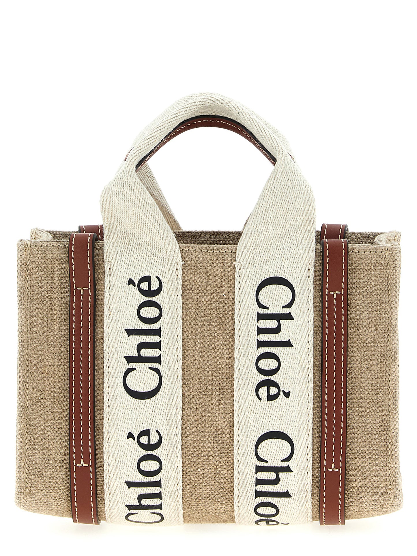 Chloé Woody Multicolor Calfskin Handbag