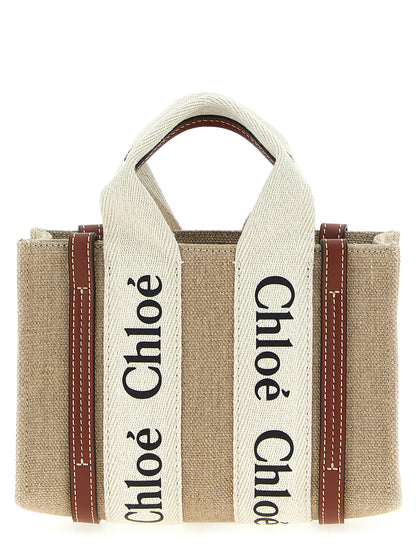 Chloé Woody Multicolor Calfskin Handbag