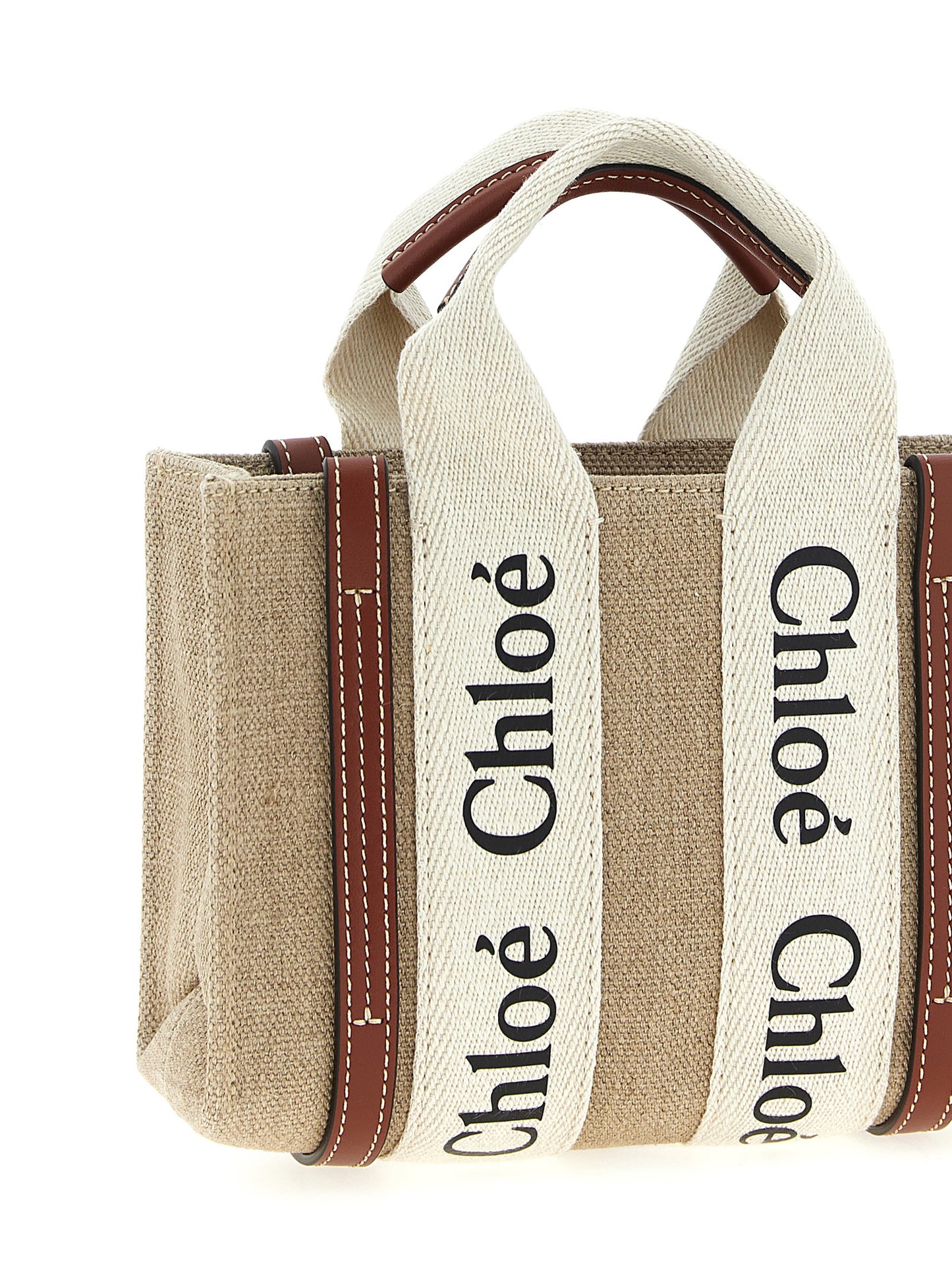 Chloé Woody Multicolor Calfskin Handbag