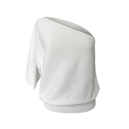 Malo White Cotton Women Sweater IT42|M
