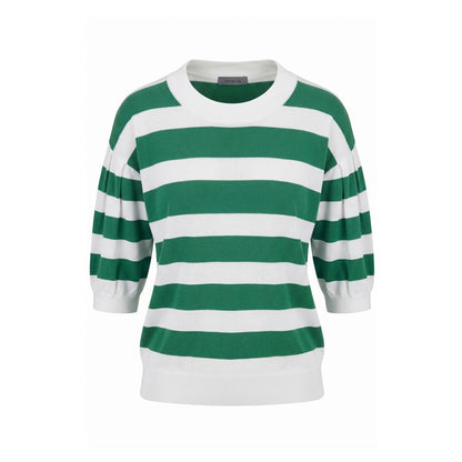 Malo Green Cotton Women Sweater IT40|S IT44|L