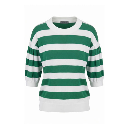 Malo Green Cotton Women Sweater IT40|S IT44|L