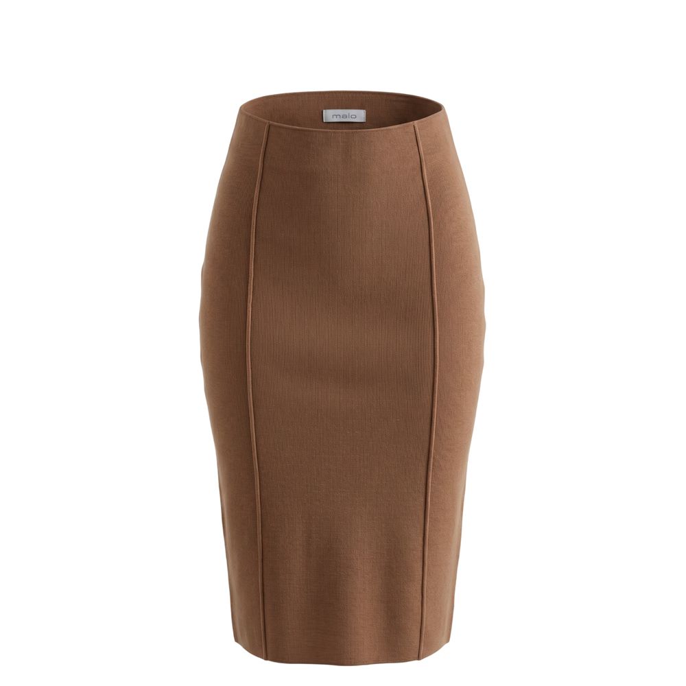 Malo Beige Cotton Women's Skirt IT38 | XS, IT40 | S, IT42 | M, IT44 | L