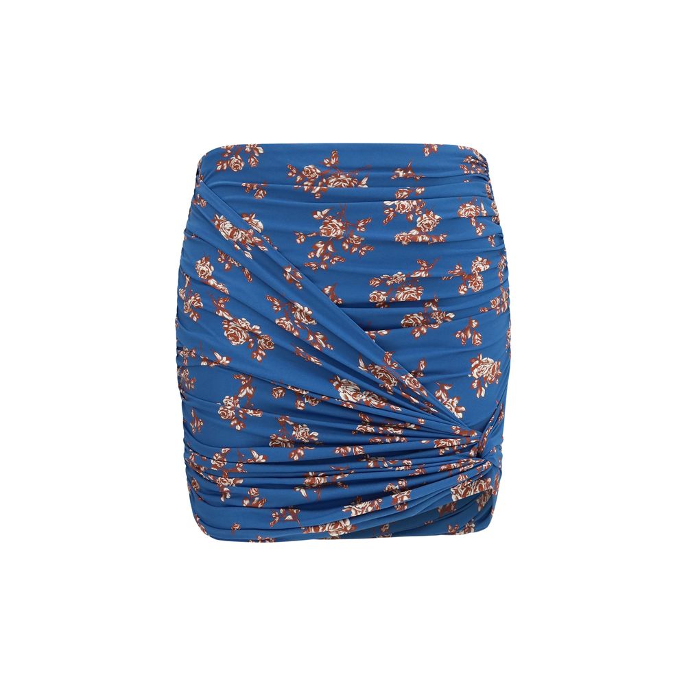 Magda Butrym Floral Blue Swim Mini Skirt IT40 | M