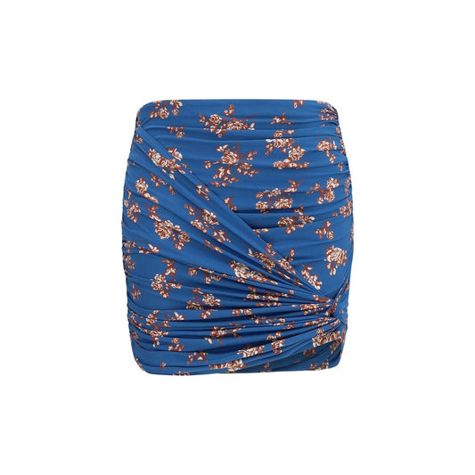 Magda Butrym Floral Blue Swim Mini Skirt IT40 | M
