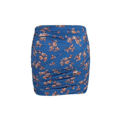 Magda Butrym Floral Blue Swim Mini Skirt IT40 | M