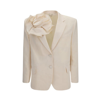Magda Butrym Beige Flower Blazer