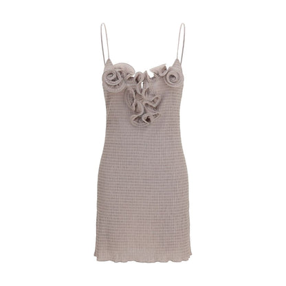 Magda Butrym Beige crêpe mini Dress