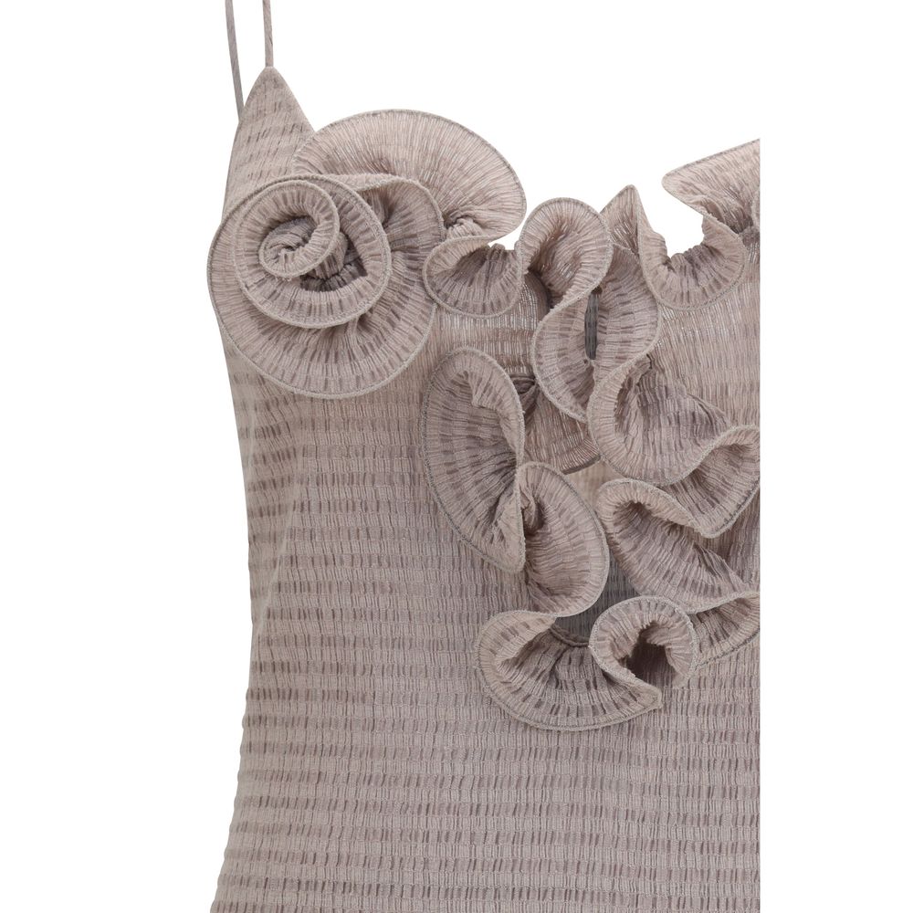 Magda Butrym Beige crêpe mini Dress