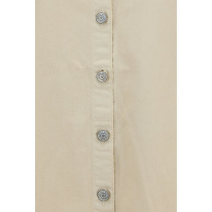 Magda Butrym Beige Denim Shirt - IT36 | XS