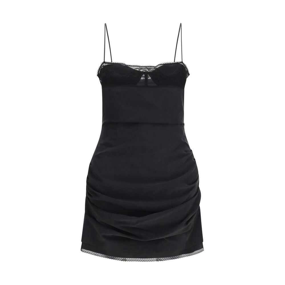 Magda Butrym Black Silk Corset Dress - IT38 | S