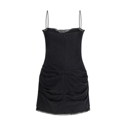 Magda Butrym Black Silk Corset Dress - IT38 | S