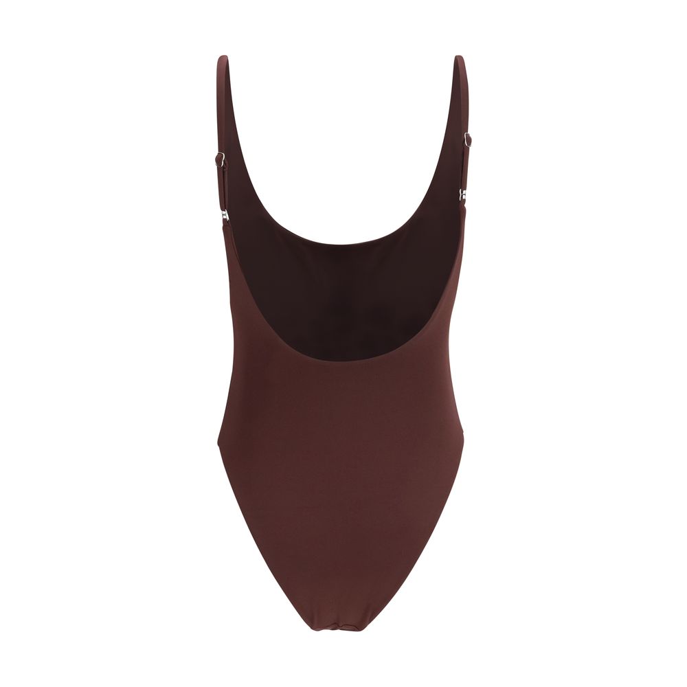 Magda Butrym Bordeaux One-Piece Swimsuit - IT36 | XS
