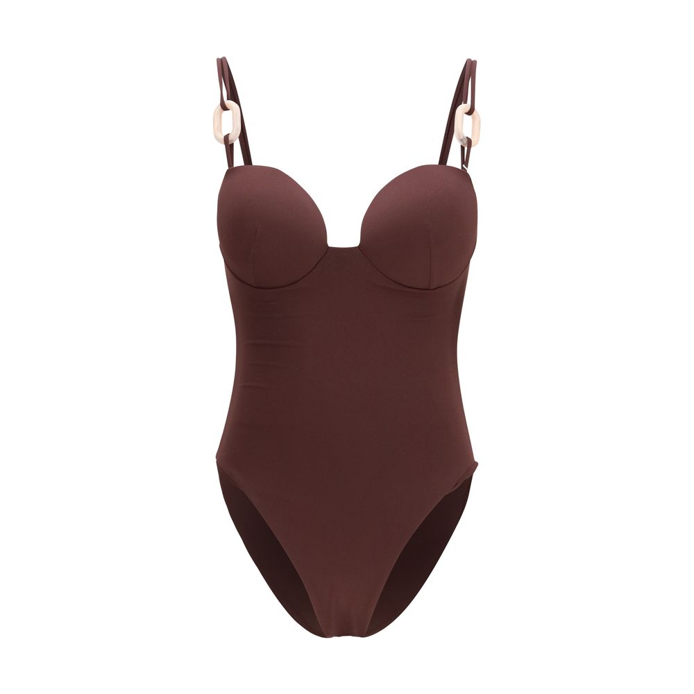 Magda Butrym Bordeaux One-Piece Swimsuit