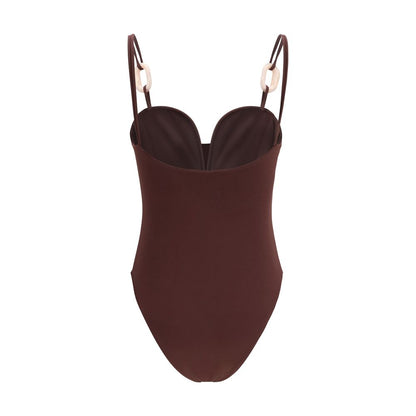 Magda Butrym Bordeaux One-Piece Swimsuit