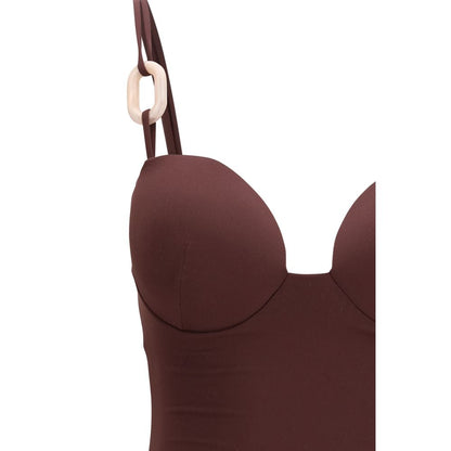 Magda Butrym Bordeaux One-Piece Swimsuit