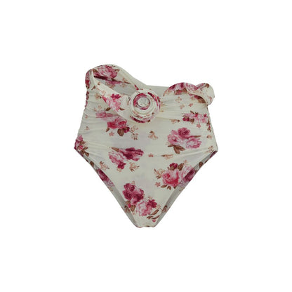 Magda Butrym Beige Floral Bikini Bottom