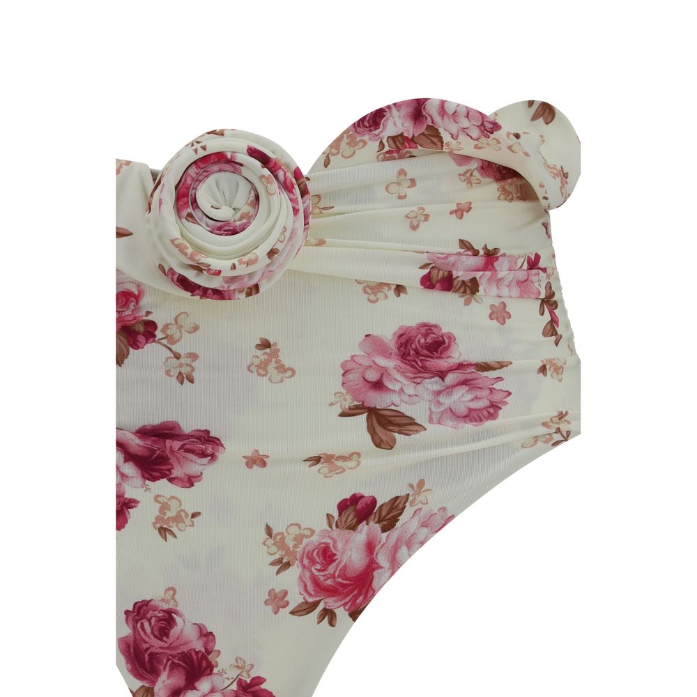 Magda Butrym Beige Floral Bikini Bottom