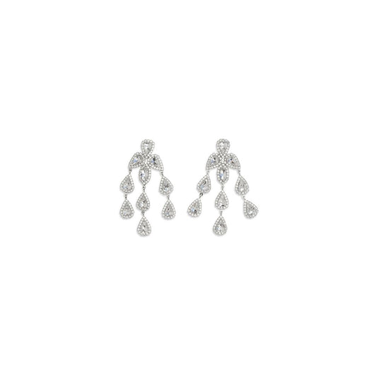 Magda Butrym Silver Metal Drop Earrings