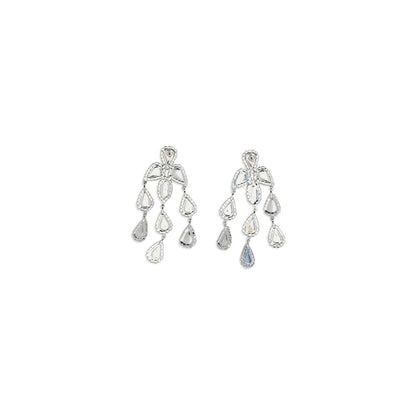 Magda Butrym Silver Metal Drop Earrings