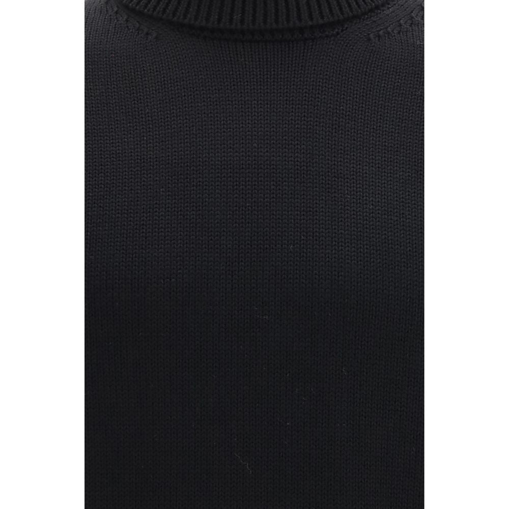 Roberto Collina Black Wool Oves Aries Turtleneck Sweater IT48 | M, IT50 | L, IT52 | XL, IT54 | XXL