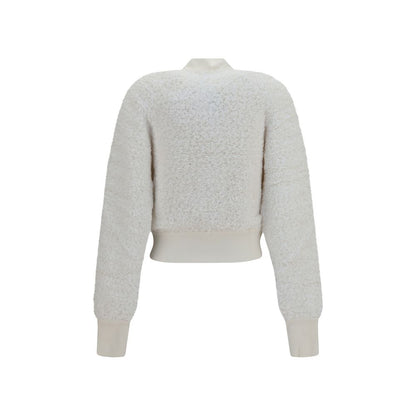 Balmain White Viscose Bomber Jacket IT36 | XS