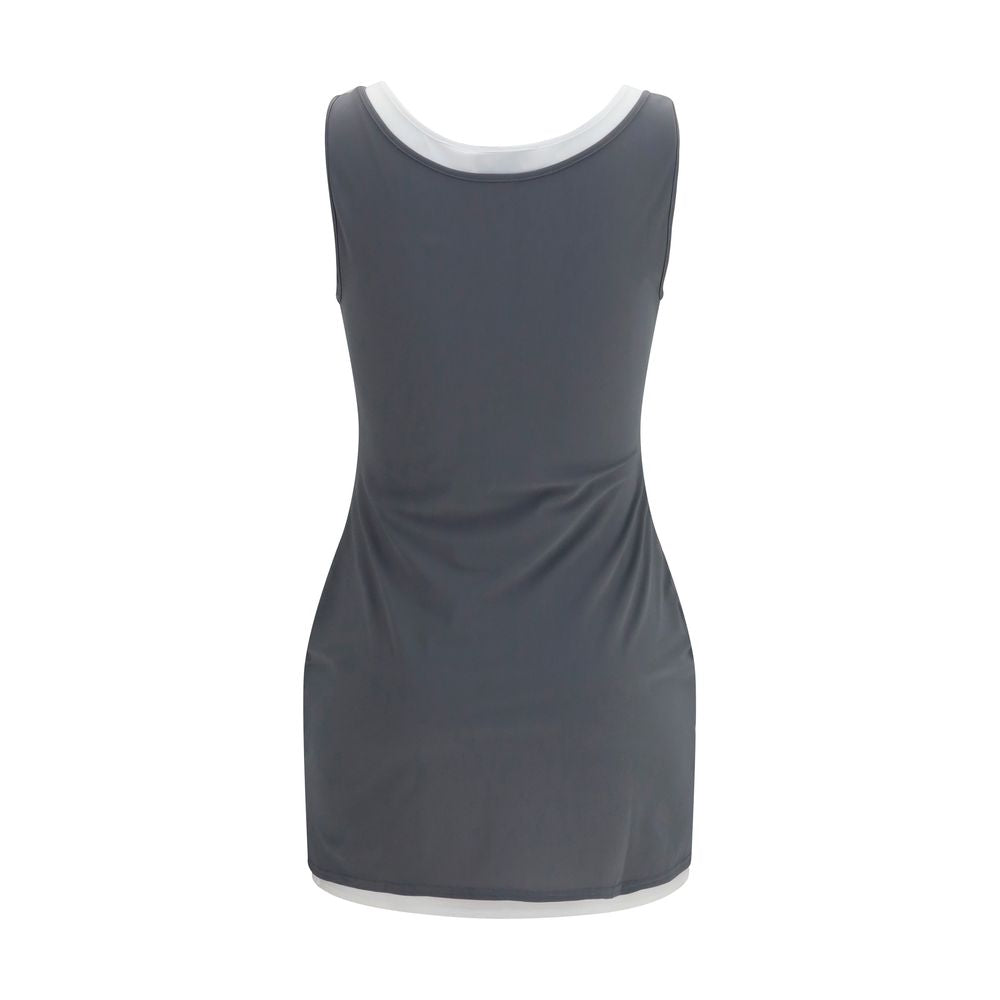 Miu Miu Gray Recycled Polyamide Casual Dress IT40 | M