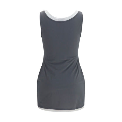 Miu Miu Gray Recycled Polyamide Casual Dress IT40 | M