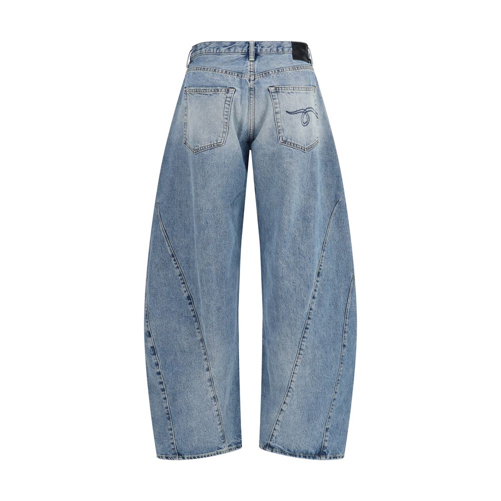 R13 Blue Cotton Jeans Denim - Janine Jeans, Size 26