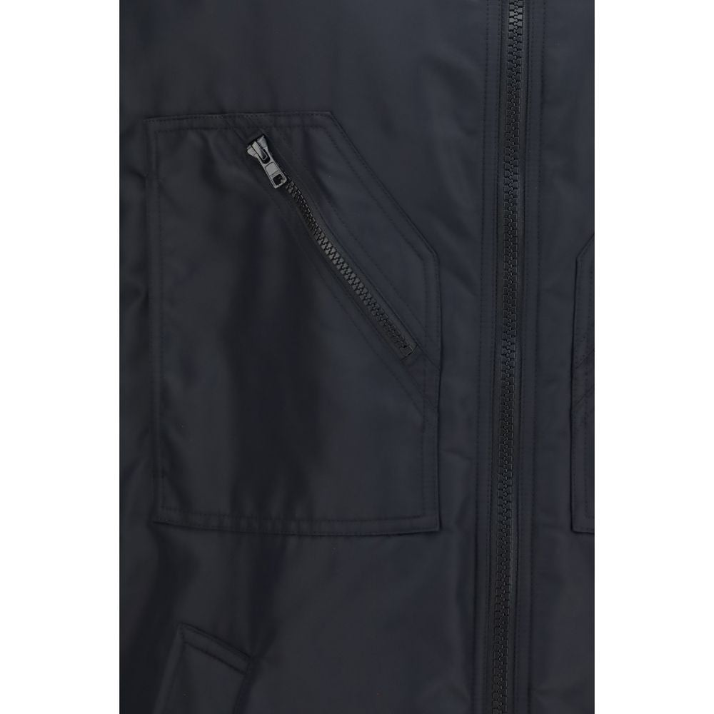 MM6 Maison Margiela Black Polyamide Sleeveless Jacket IT38 | S, IT40 | M, IT42 | L