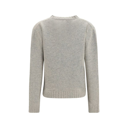 MM6 Maison Margiela Gray Wool Oves Aries Sweatshirt L