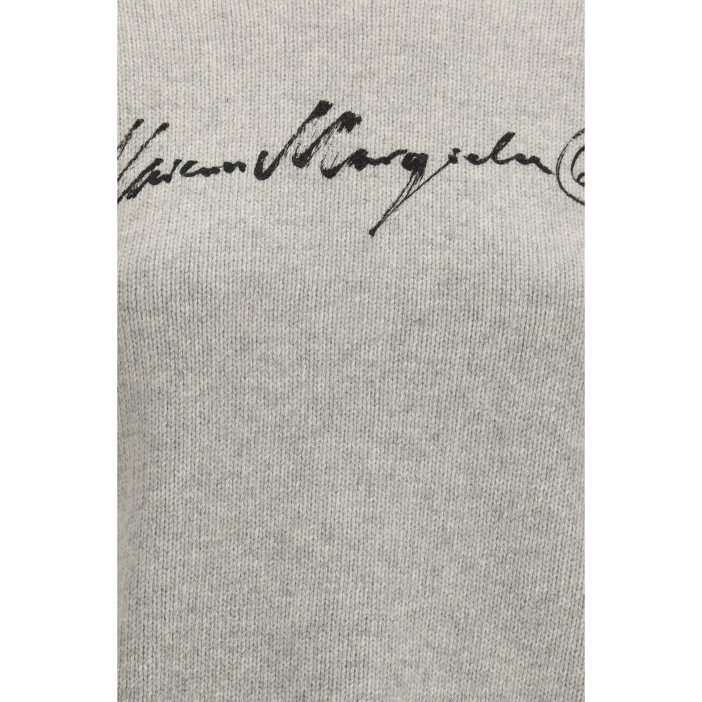 MM6 Maison Margiela Gray Wool Oves Aries Sweatshirt L